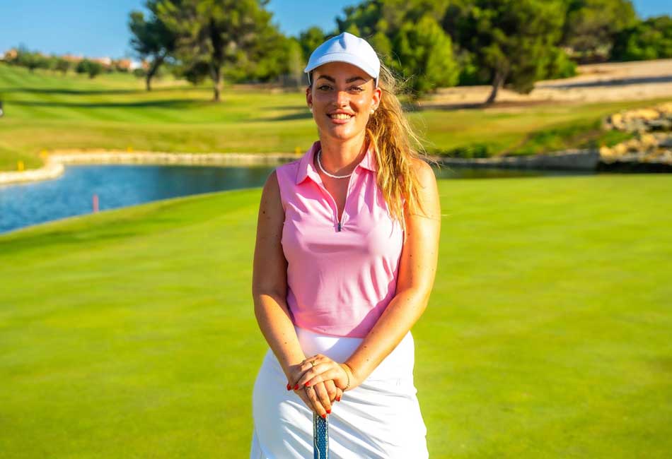 Lady golfer, representing Golf Clubs for Women and highlighting professional club fitting, equipment selection guidance, and performance-focused golf services tailored specifically for women players.